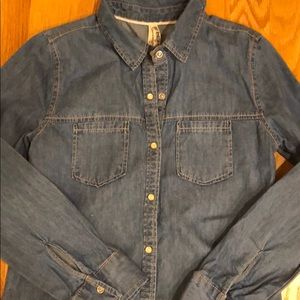 Girls denim shirt size 8